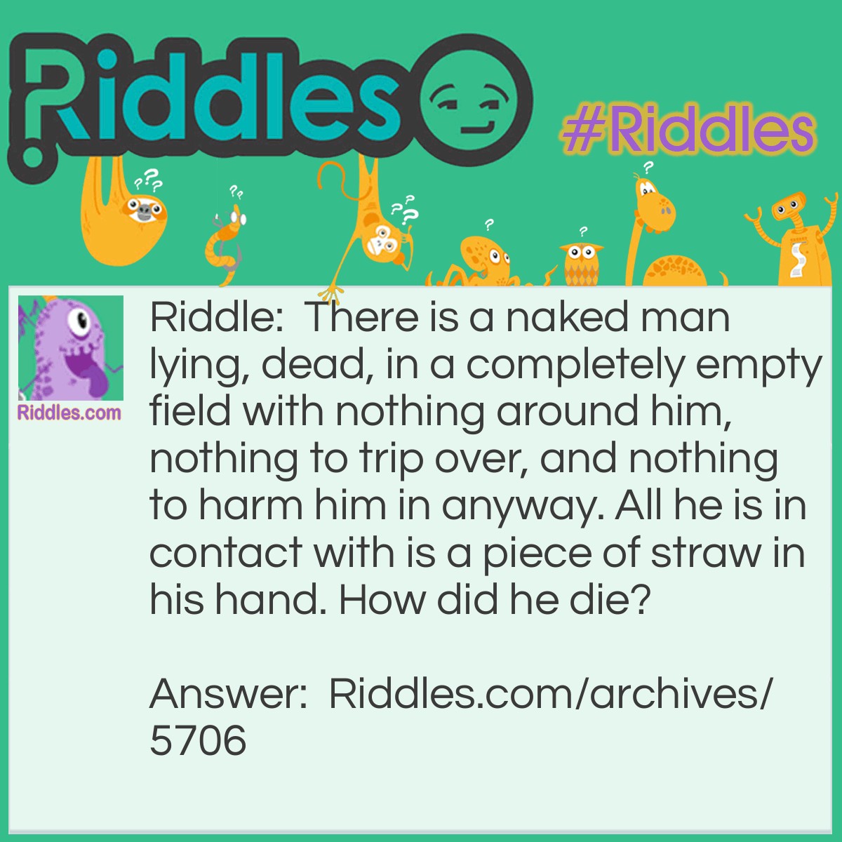 Naked Man In A Field Riddles