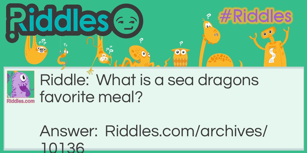Fish and chips?! Riddle Meme.