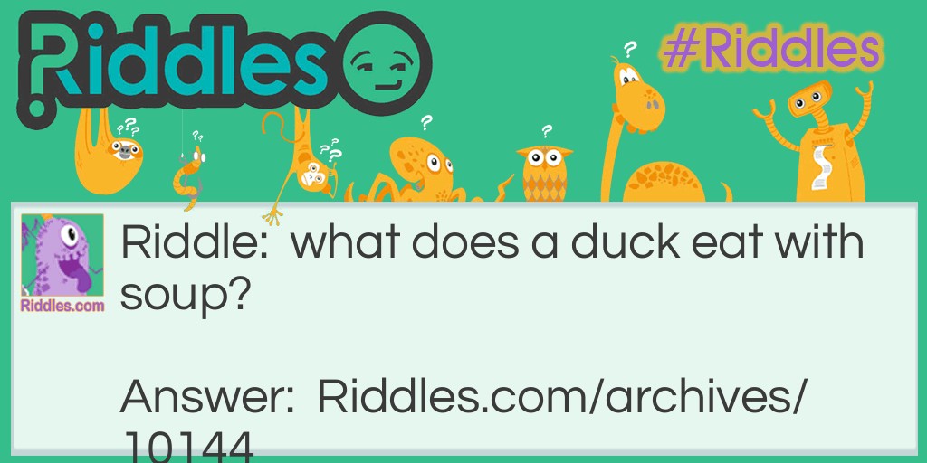 duck soup Riddle Meme.