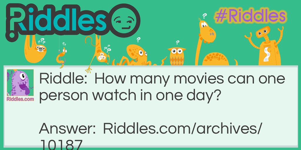 Movies Riddle Meme.