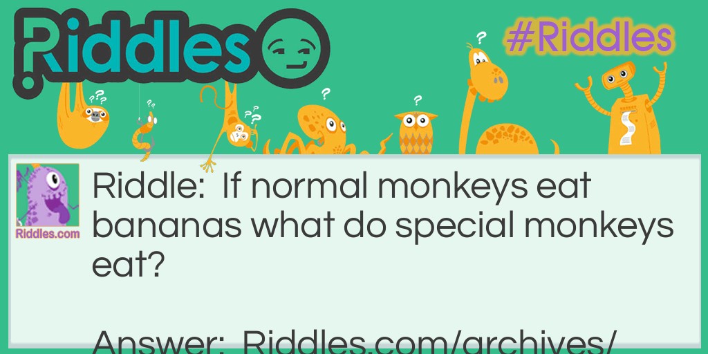 Monkey Business Riddle Meme.