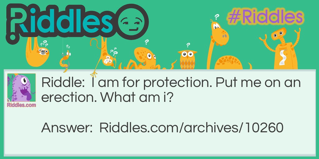 PROTECTION Riddle Meme.