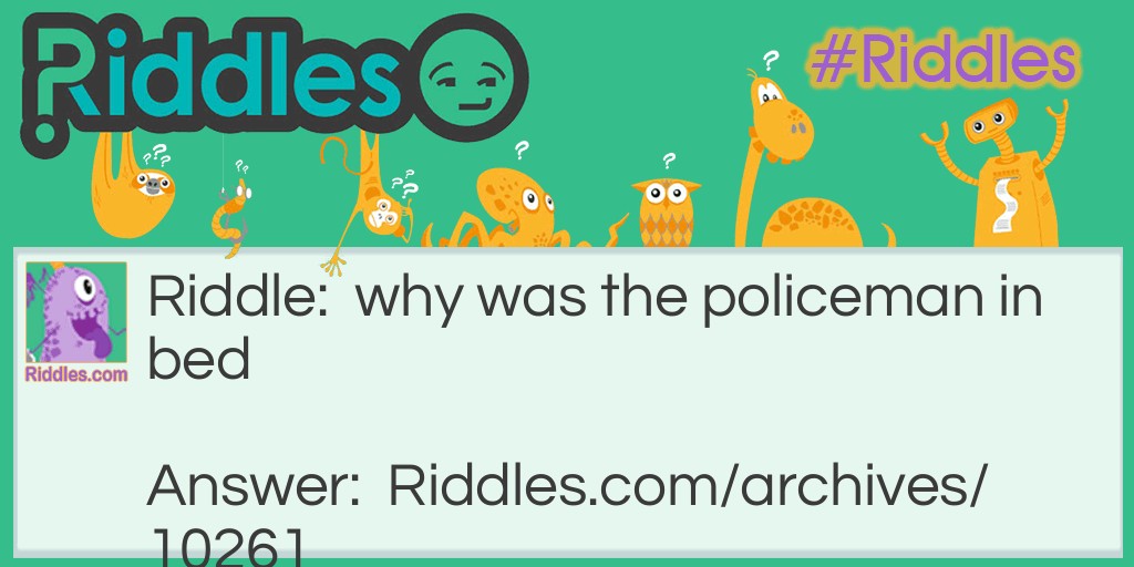 policeman Riddle Meme.