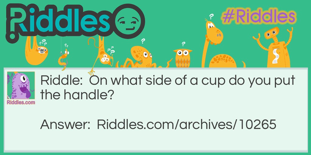 cup Riddle Meme.