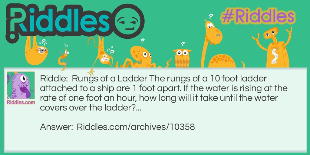 A Ships Ladder Riddle Meme.