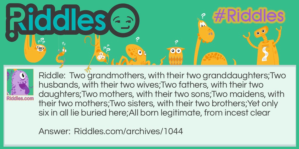 Two grandmothers Riddle Meme.