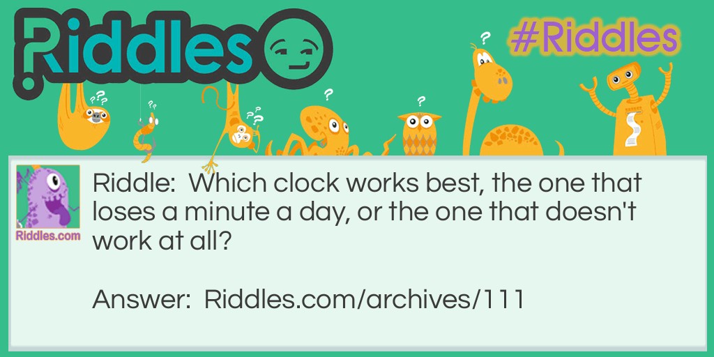 Lose a Minute Riddle Meme.