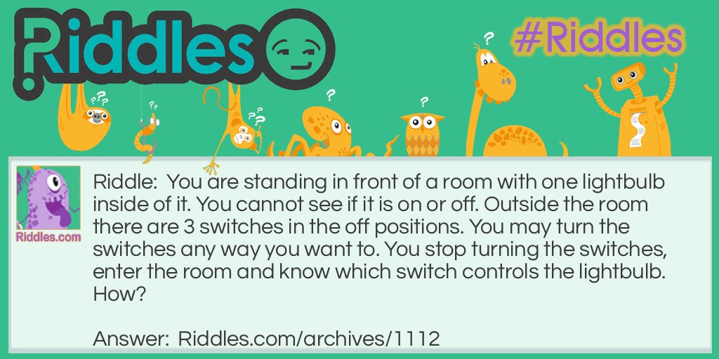 3 Switches Riddle Meme.