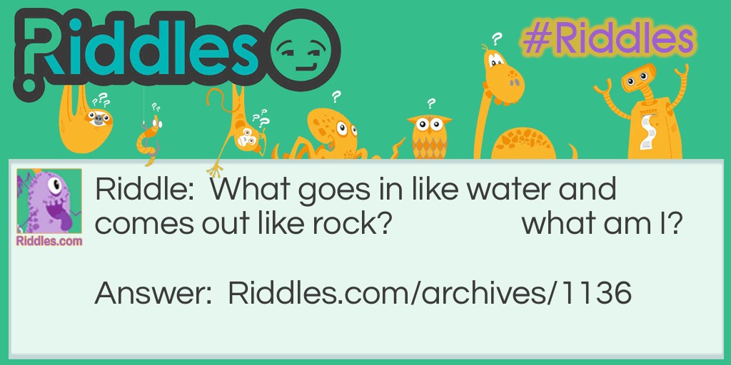 Water Riddle Meme.