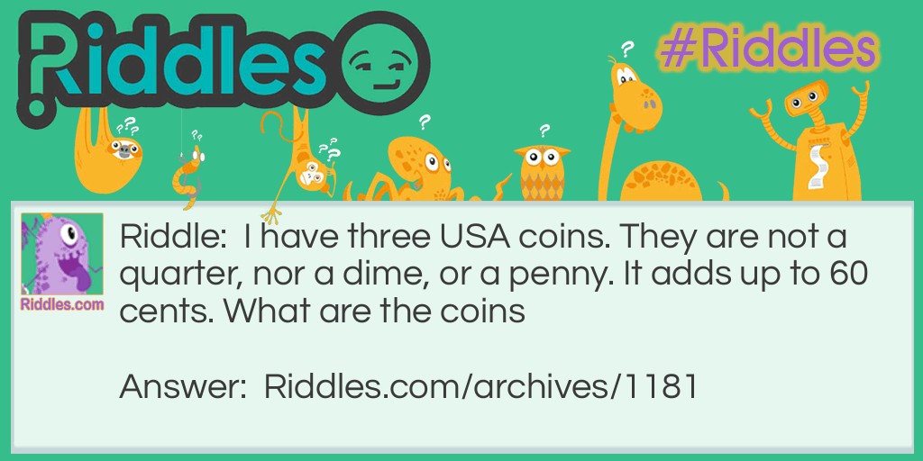 USA Coins Riddle Meme.