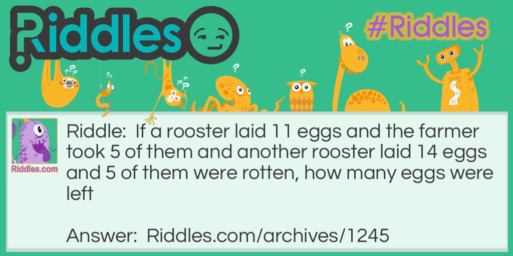 Rotten Eggs Riddle Meme.
