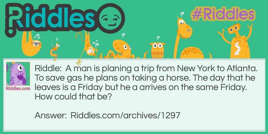 Crazy Friday Riddle Meme.