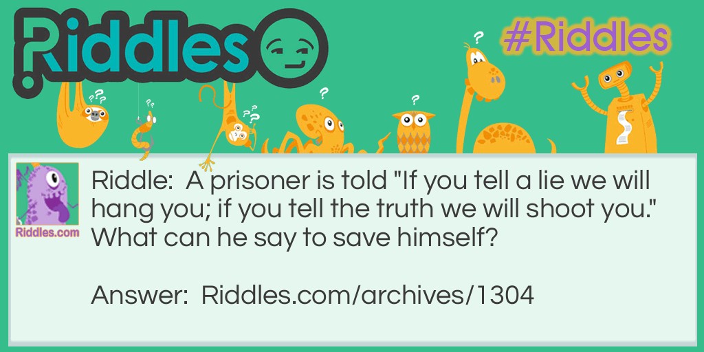 The Prisoner Riddle Meme.