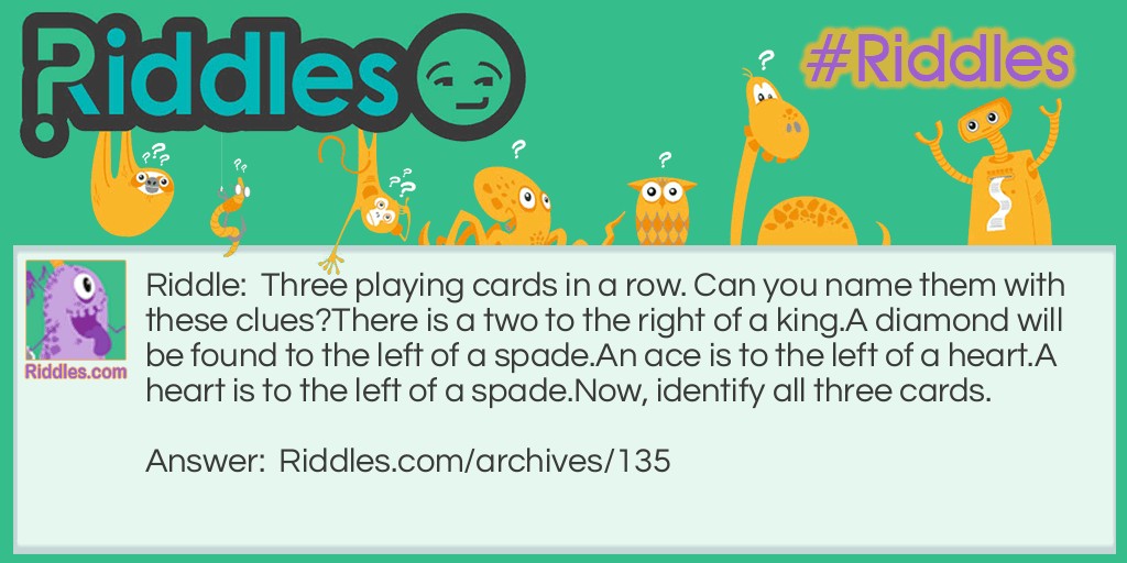 Playing Cards Riddle Meme.