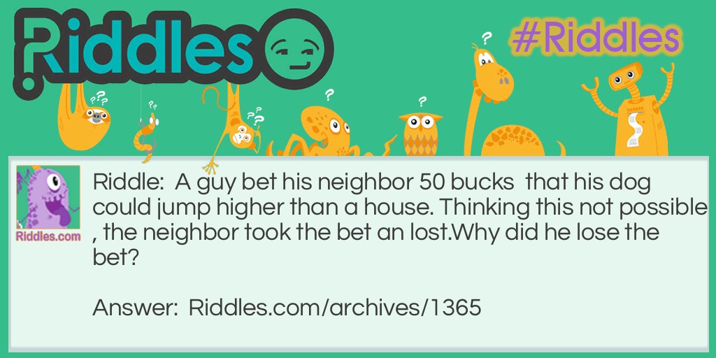 The $50 bet Riddle Meme.