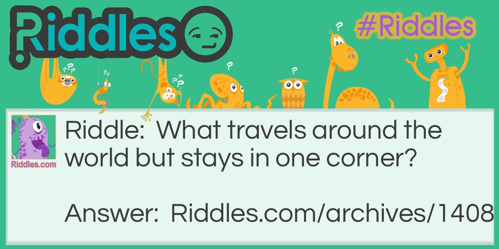 What travels? Riddle Meme.