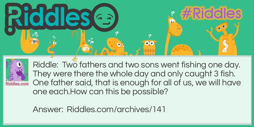 Enough Fish Riddle Meme.