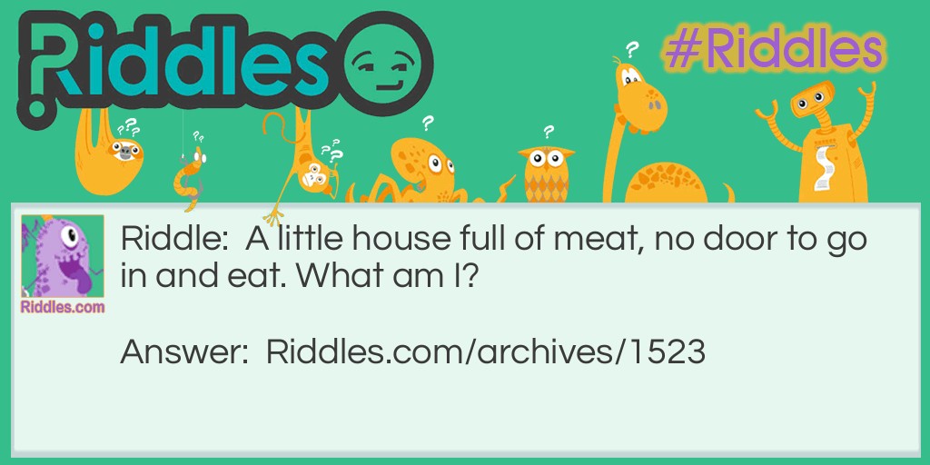 House of Meat Riddle Meme.