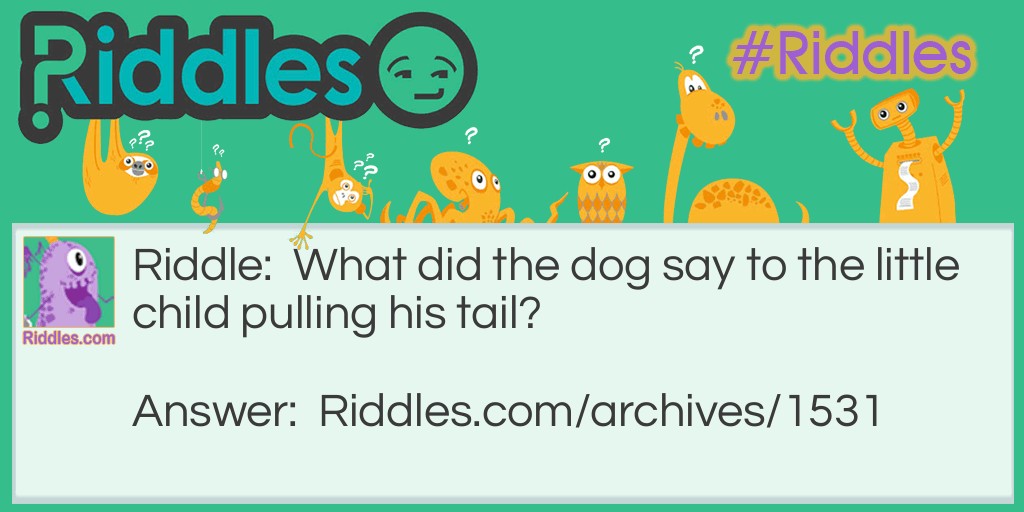 the dog Riddle Meme.