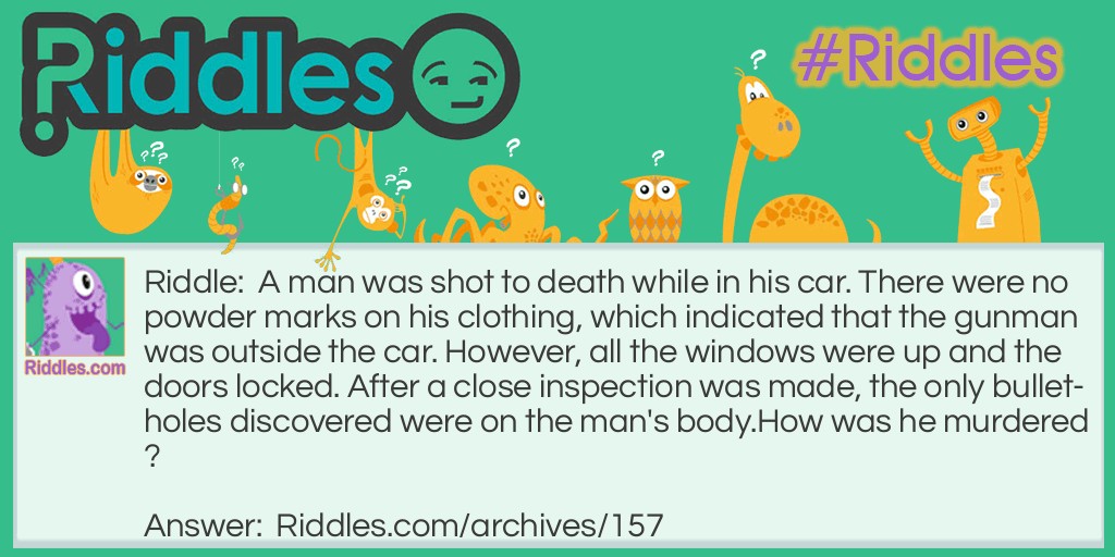 A Strange Murder Riddle Meme.