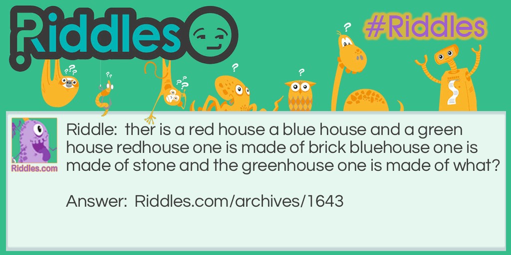 homes Riddle Meme.