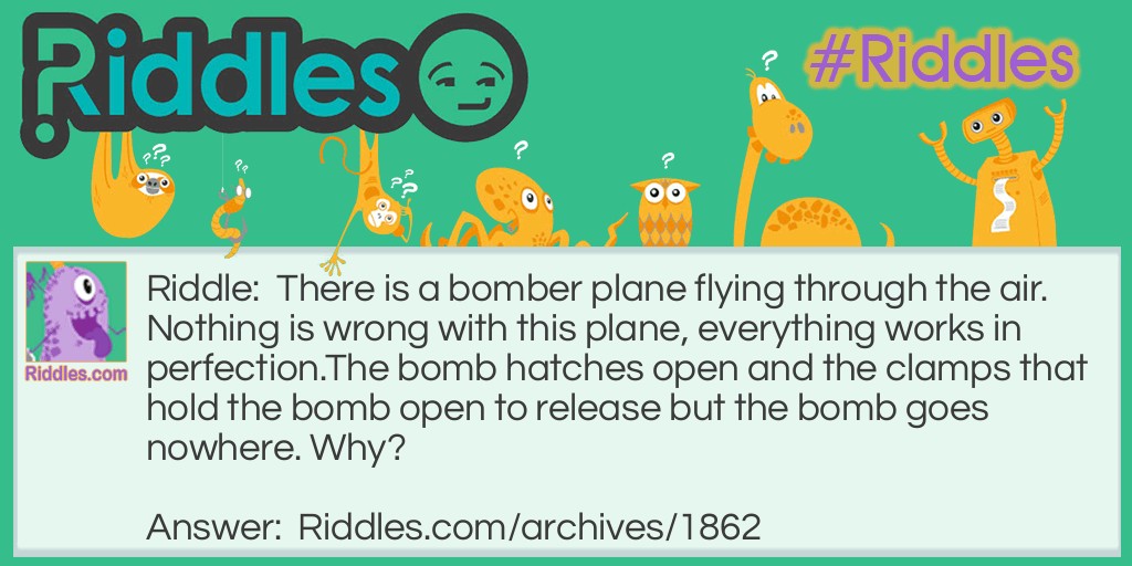 Bomb Malfunction Riddle Meme.