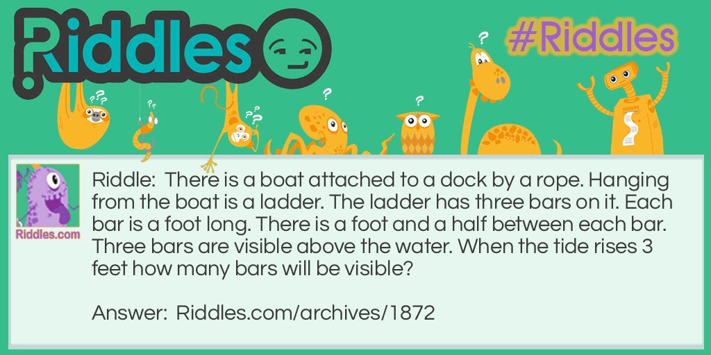 Boat Ladder Riddle Meme.