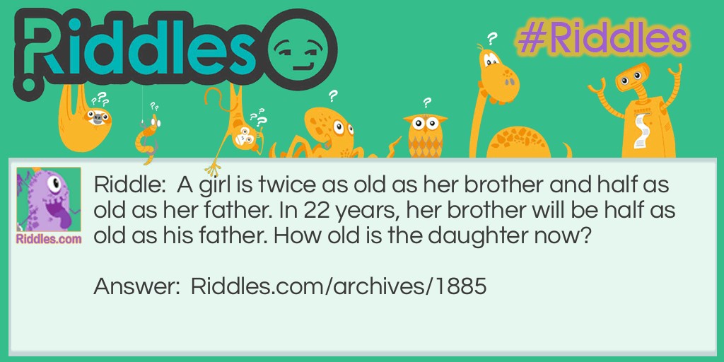 Confusing Age Riddle Meme.