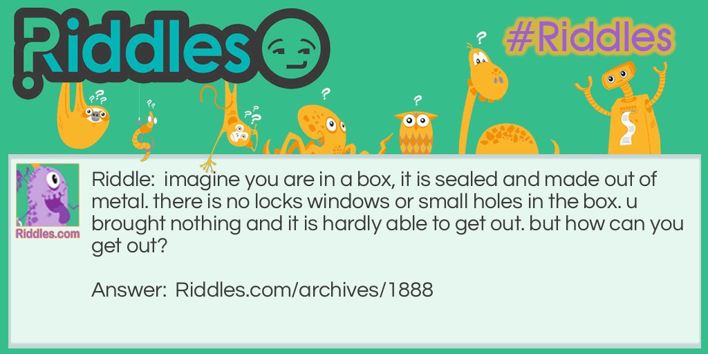 the magic box Riddle Meme.