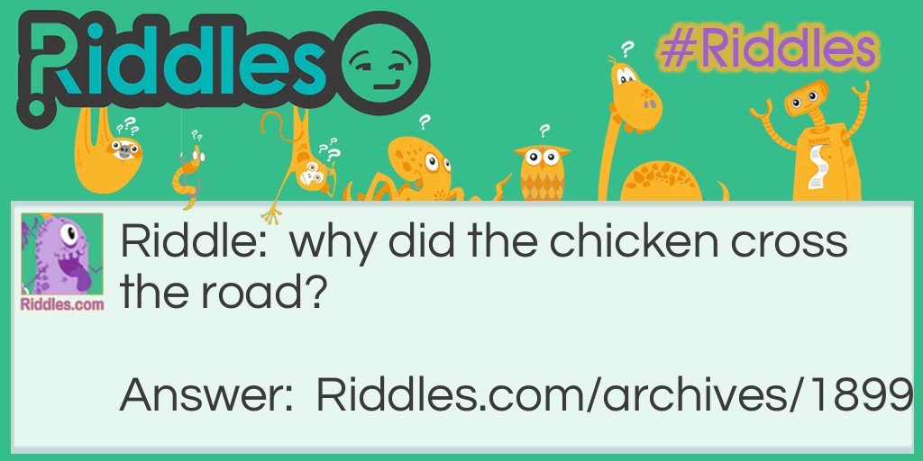 chicken Riddle Meme.