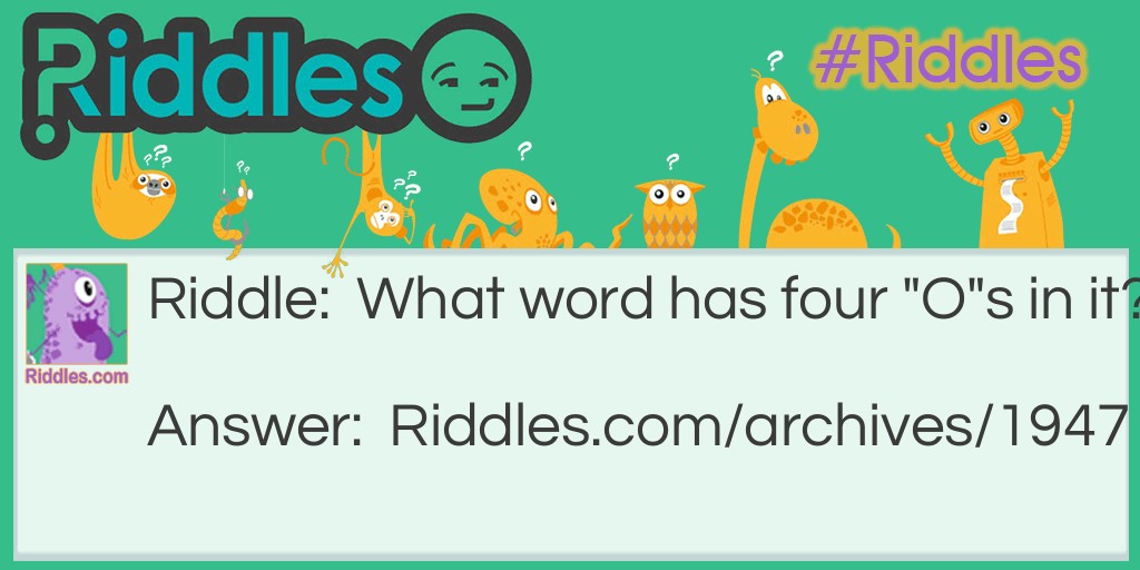 What Word? Riddle Meme.