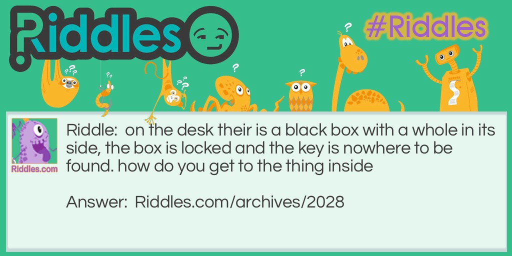 the black box Riddle Meme.