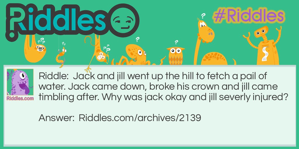 Jack and Jill Riddle Meme.