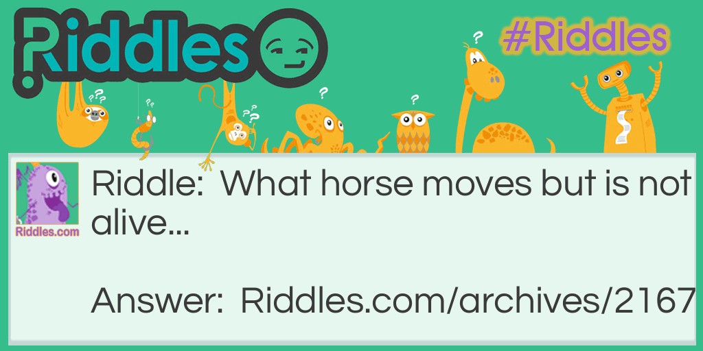 Horse Riddle Meme.