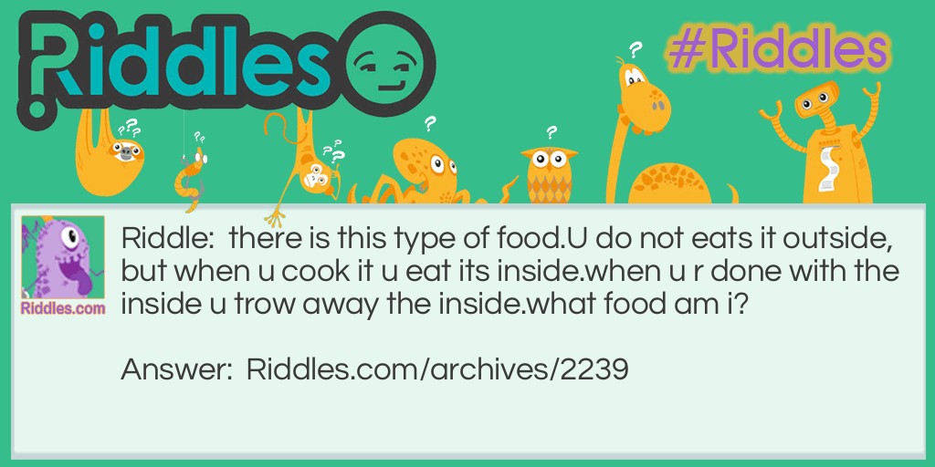 food Riddle Meme.