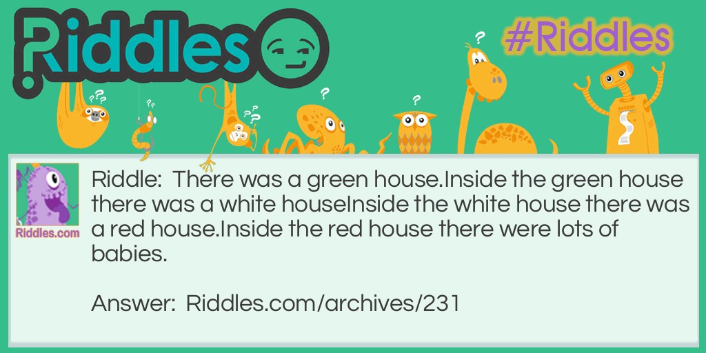 In a House in a House Riddle Meme.