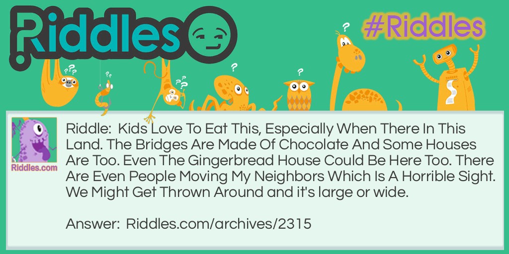 I Love To Eat Riddle Meme.