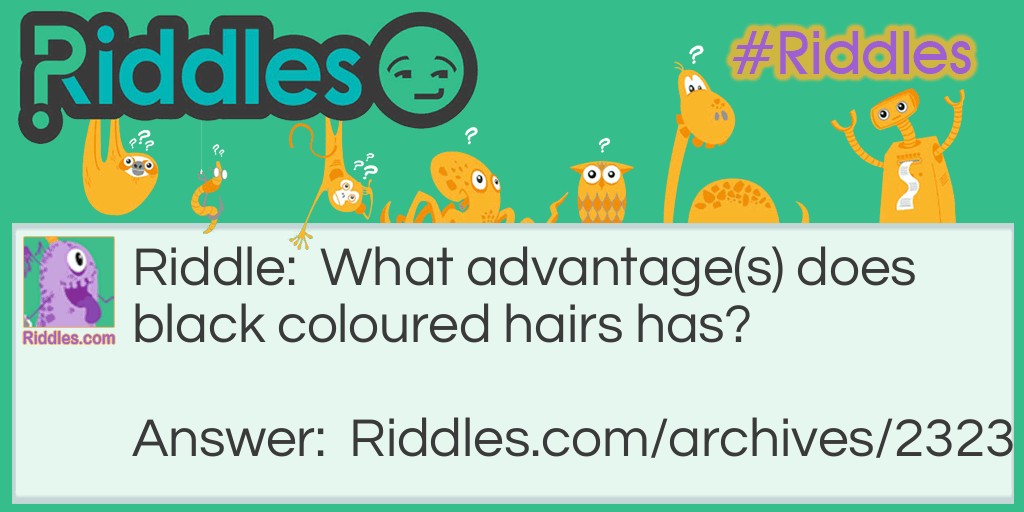 Hairs Riddle Meme.