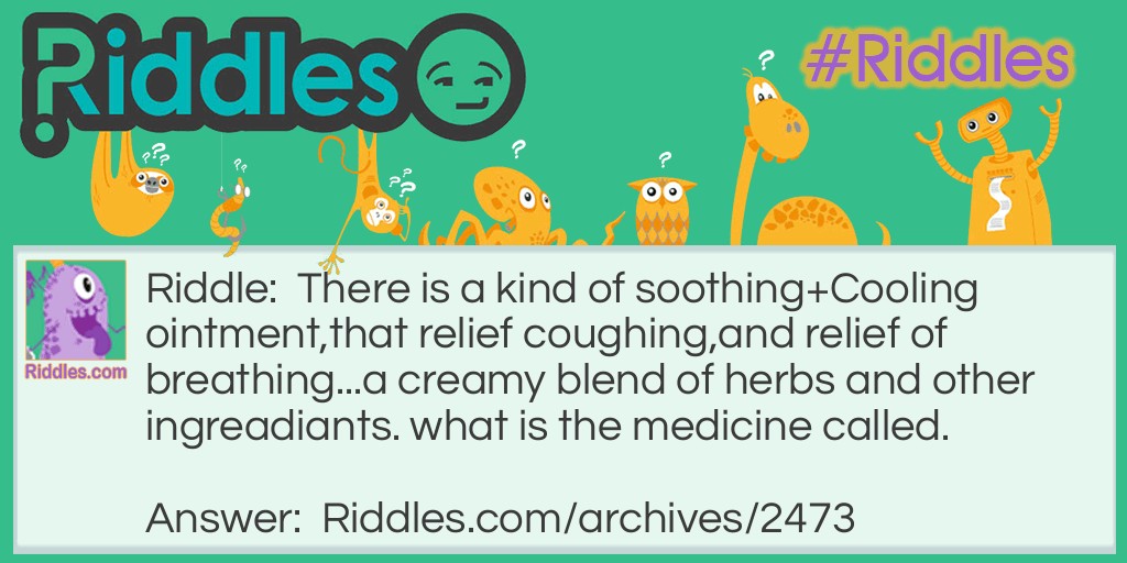                                                Medicine Riddle Meme.