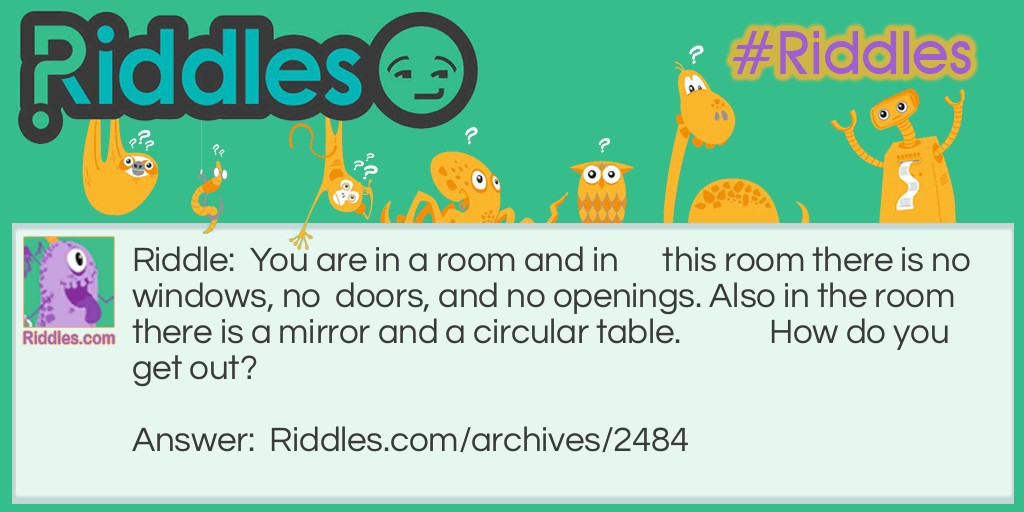 My Room!!! Riddle Meme.