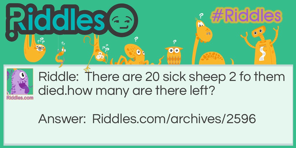                                            how many sheep? Riddle Meme.