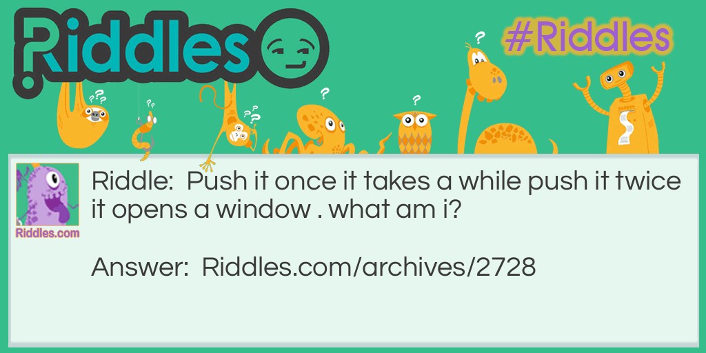 window Riddle Meme.