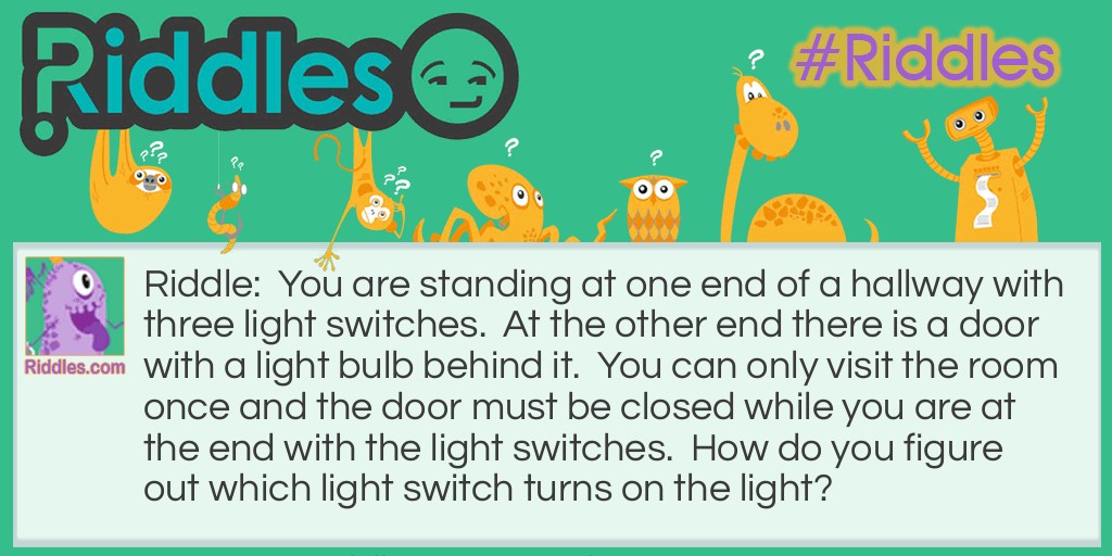 The Three Switches Riddle Meme.