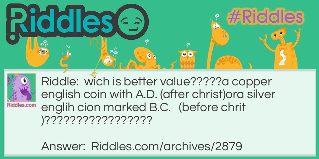 coins Riddle Meme.