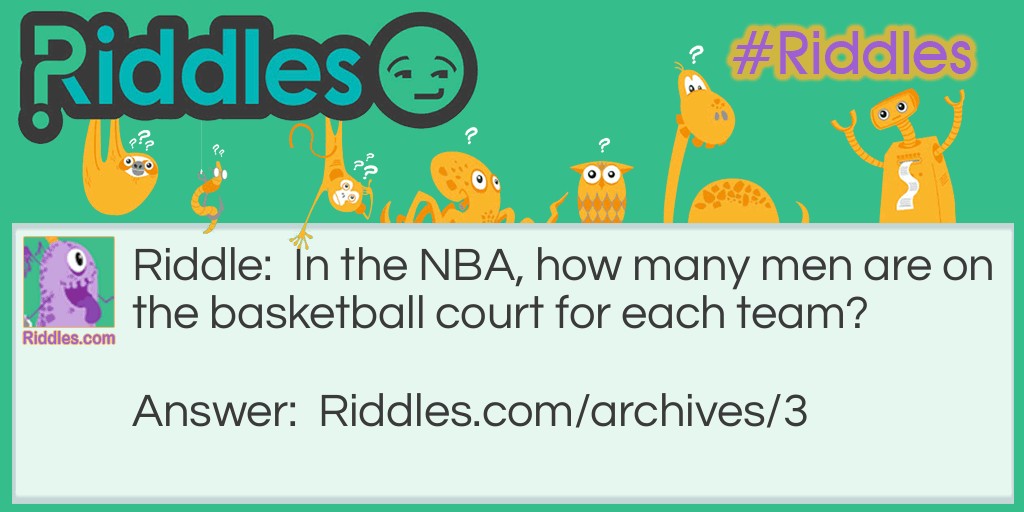 NBA Players Riddle Meme.