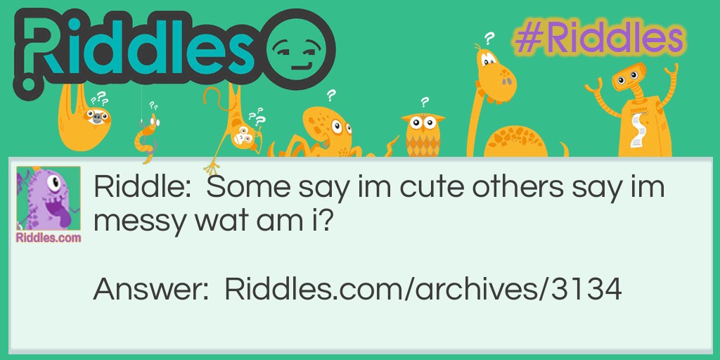 Cute Riddle Meme.