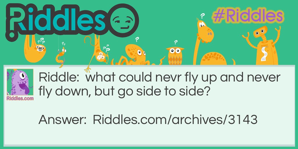 never up or down? Riddle Meme.