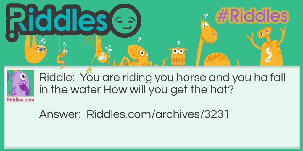 The hat Riddle Meme.