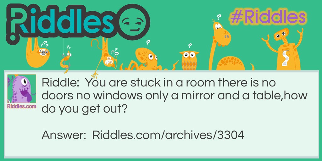 room Riddle Meme.