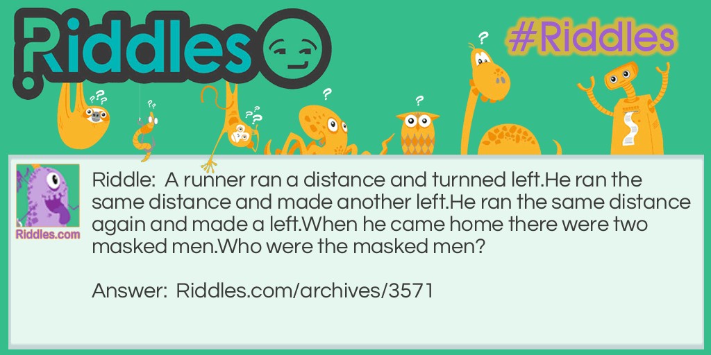 The runner Riddle Meme.